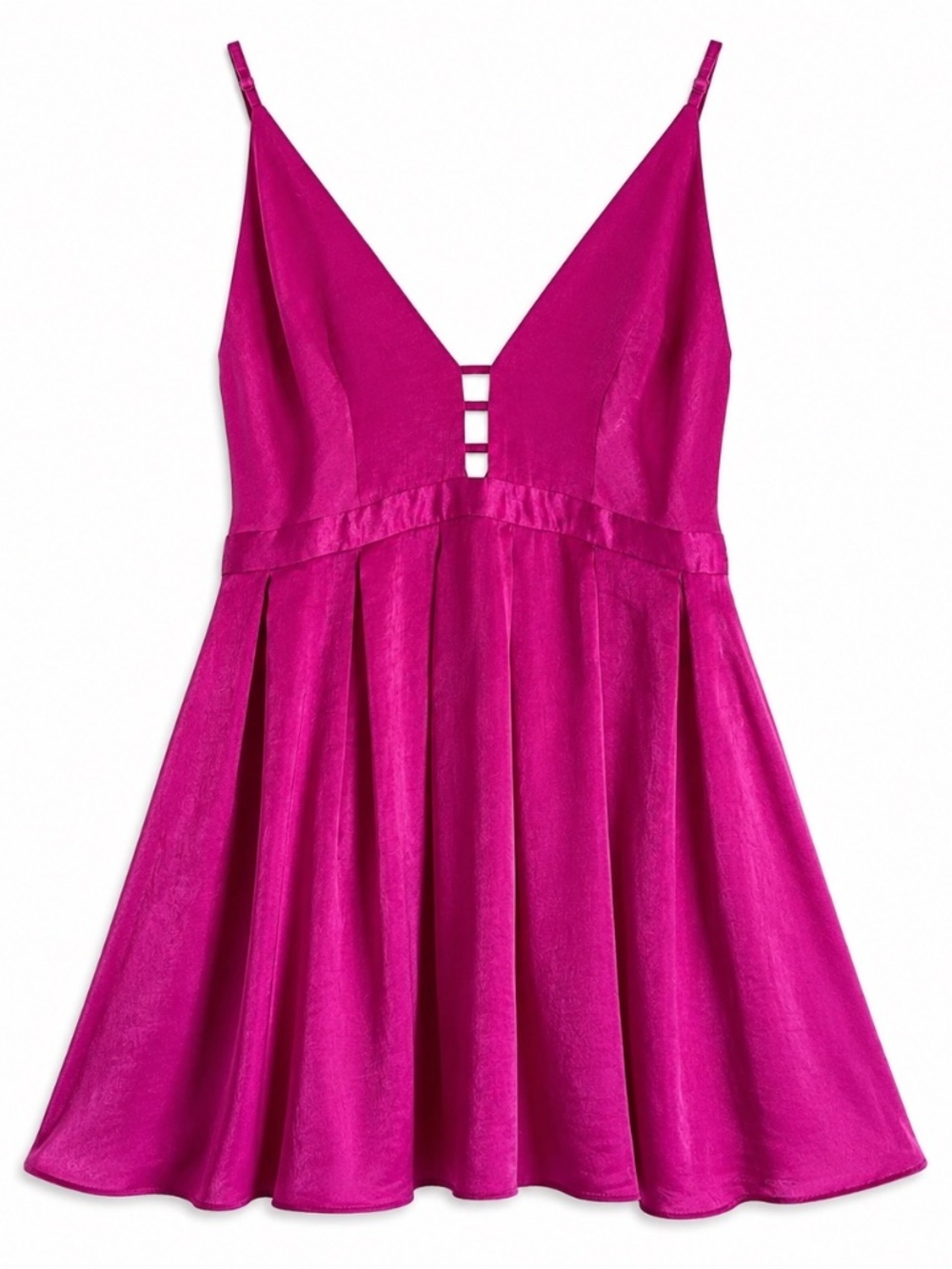 Free People Edgy Flirty Gabbys Party All Night Fit & Flare Mini Dress, Size 6 - Picture 2 of 11